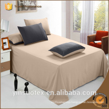 100% polyester 110-120g solid color custom digital printed bed sheets